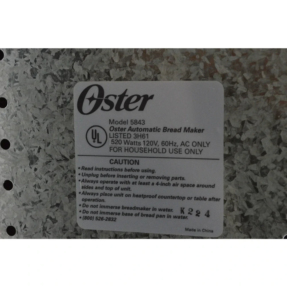 Oster unit tested